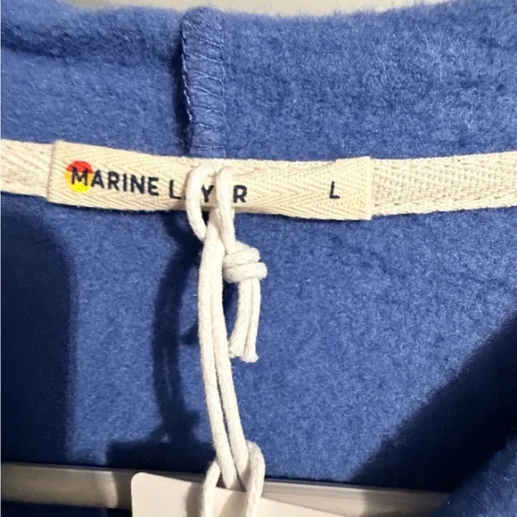 Marine Layer Afternoon Full Zip Hoodie Size L - Picture 11 of 12
